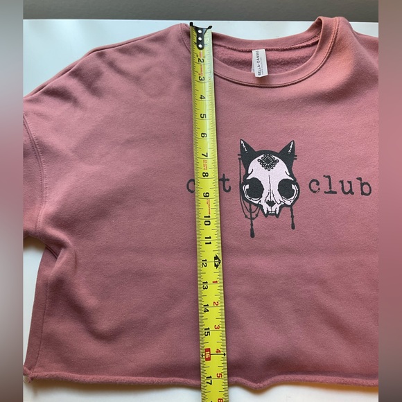 Cat Club Cropped Fleece Pullover - Picture 7 of 7